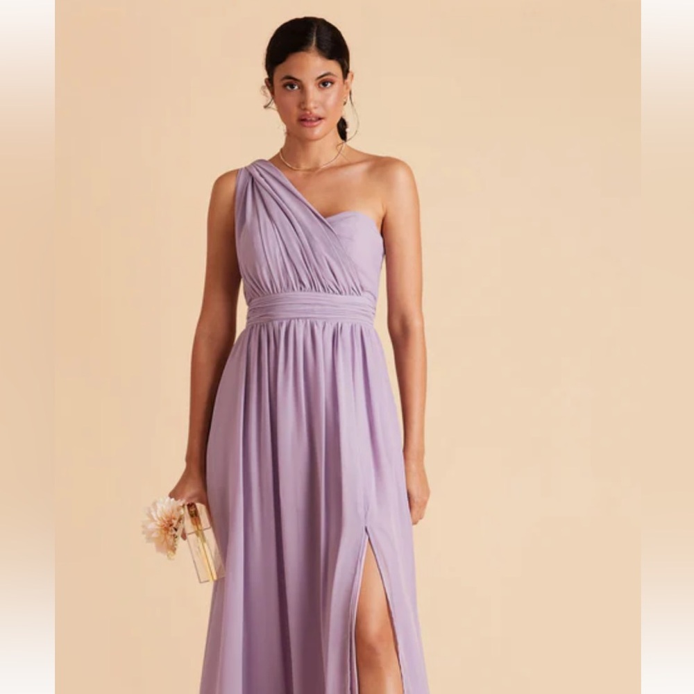 Birdy Grey Lilac One-Shoulder Gown